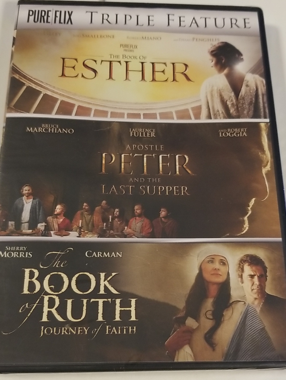 Triple Feature: The Book of Esther / Apostle Peter / The Book of Ruth - Black